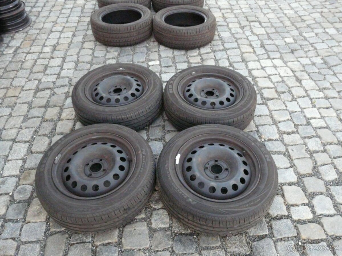 LETNÍ PNEU + DISKY 185/60R15 RENAULT 15" DACIA