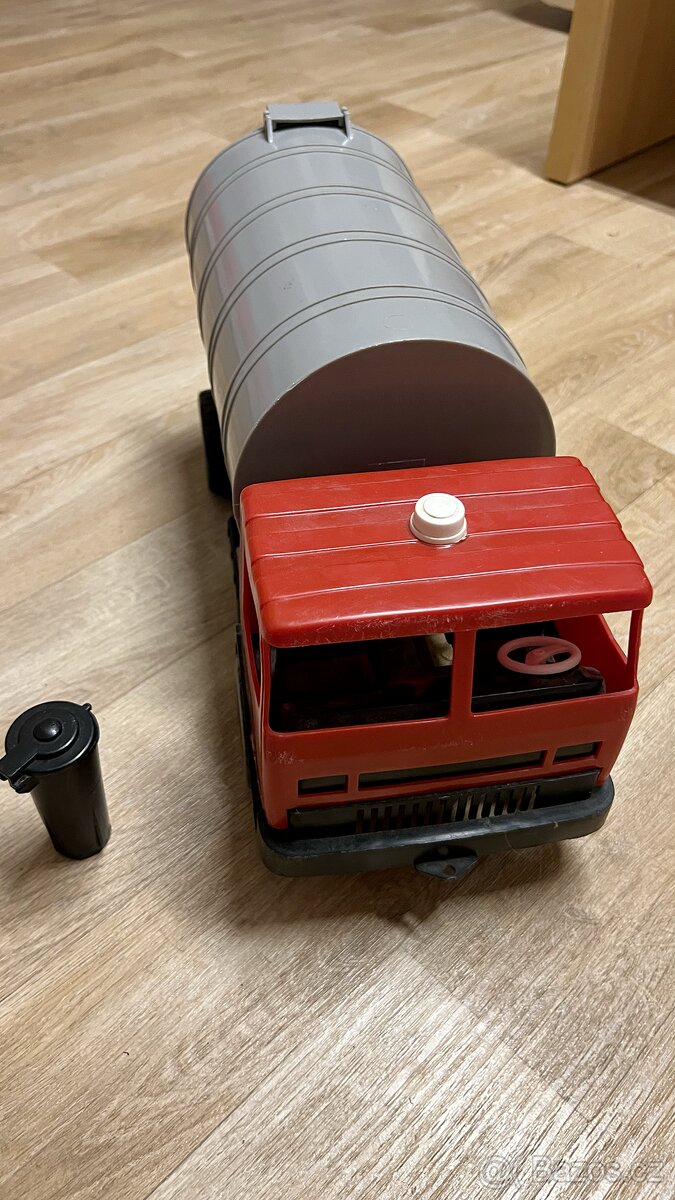 TECHNOPLAST popelářské auto stará retro hračka