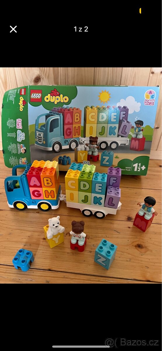 Lego duplo - nákladák s abecedou