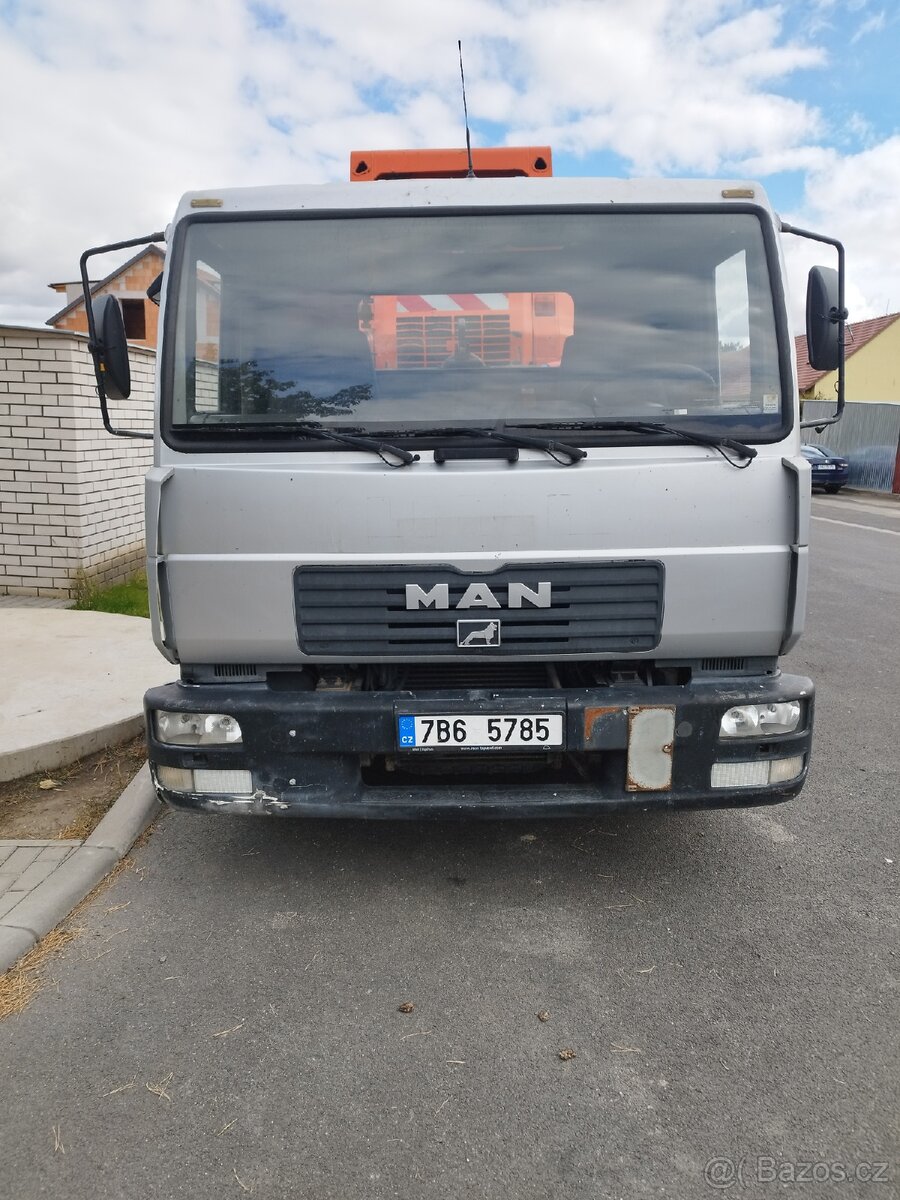 Pronájem půjčovna (prodám) nosič kontejnerů MAN L180, 7,5 t.