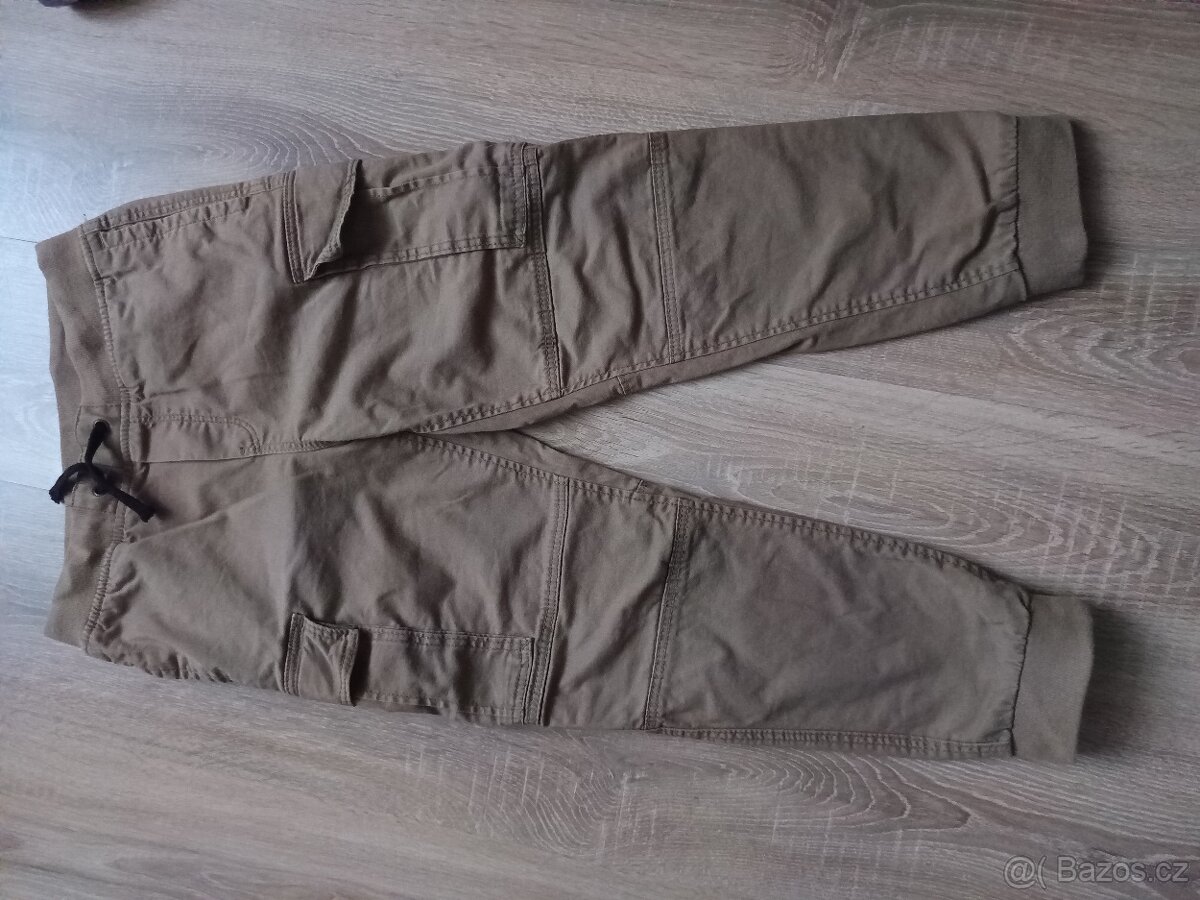 Chlapecké Cargo kalhoty H&M vel. 140