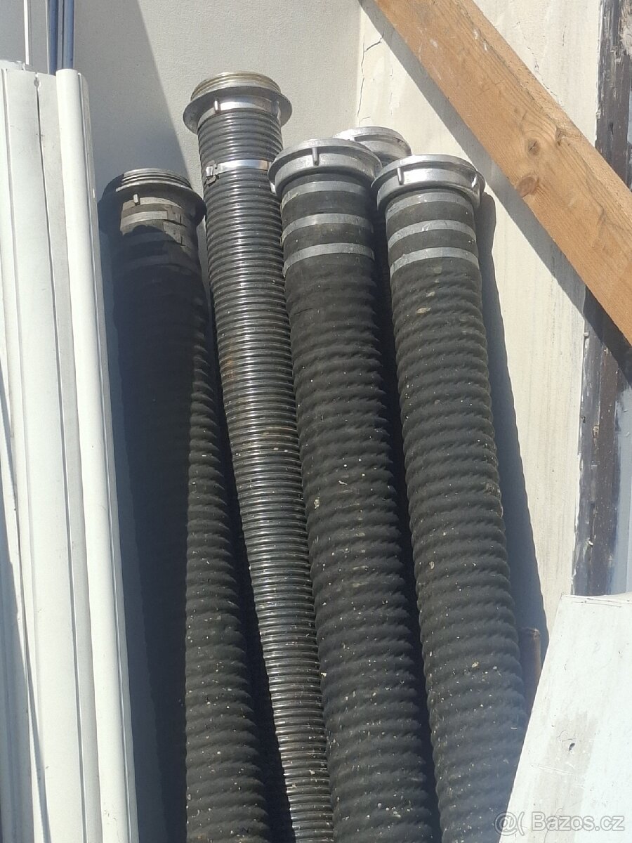 Sací áčkové hadice 5 kusů dva koše