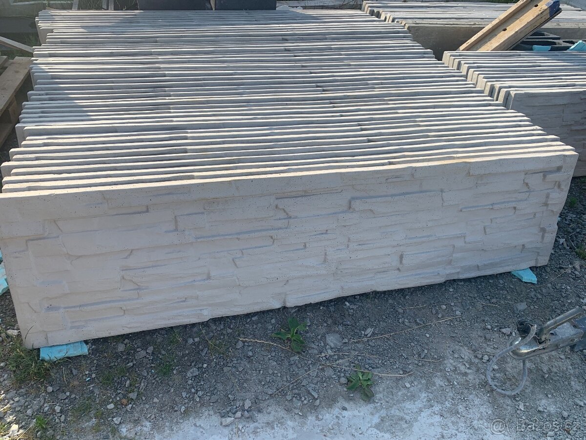 Betonová plotová deska II. Jakost