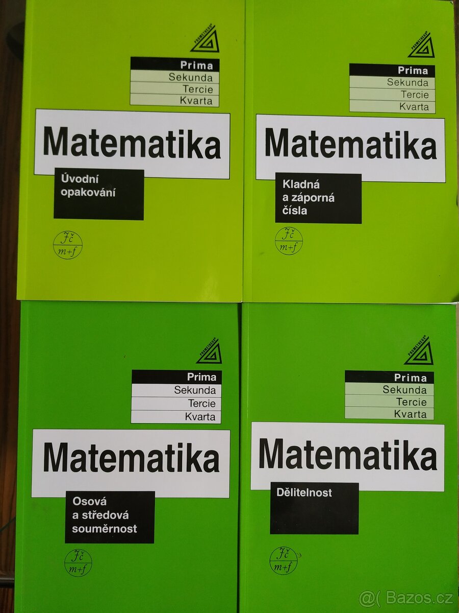Matematika cvičebnice pro nižší ročníky víceletého gymnázia