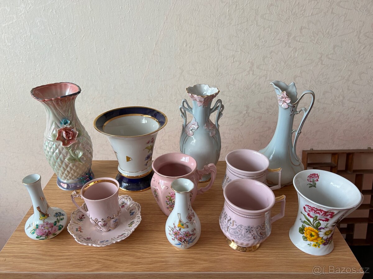 Různý porcelán - starožitnosti