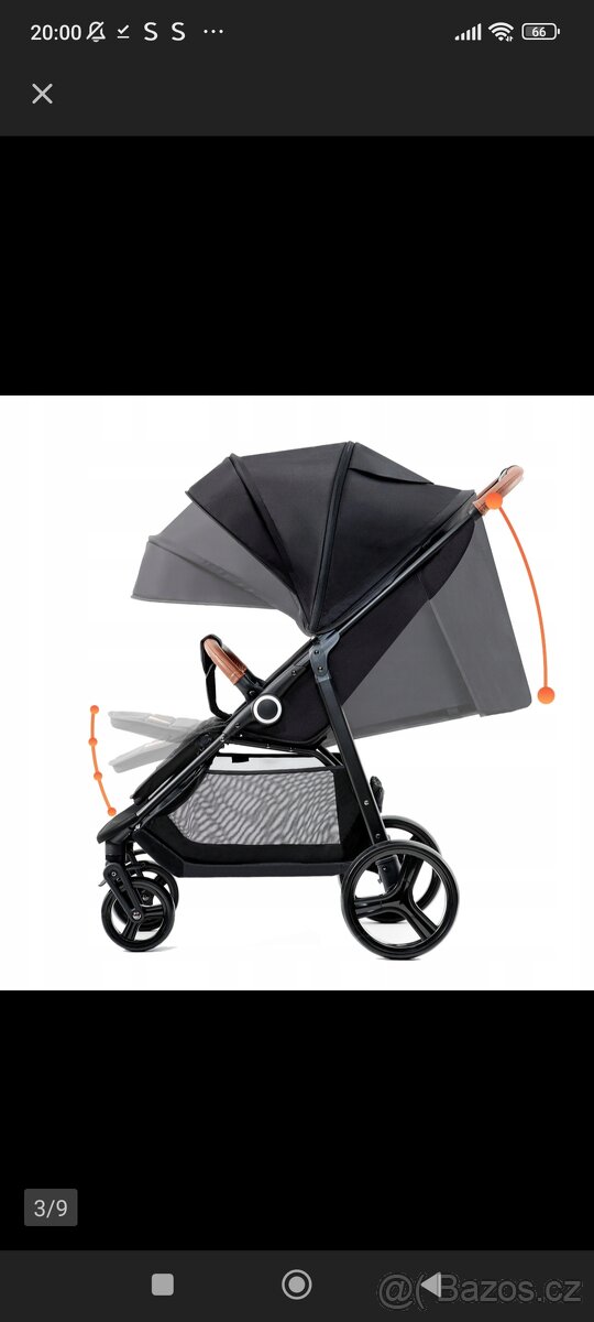 Sportovní kočárek Kinderkraft černý