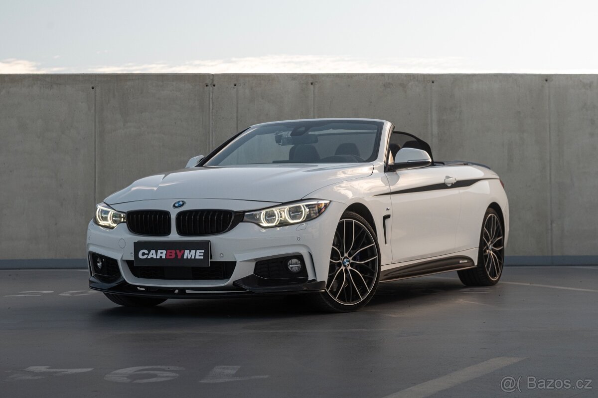 BMW 440i Cabrio MPerformance, ČR, ALed, H&K, 70 tis km