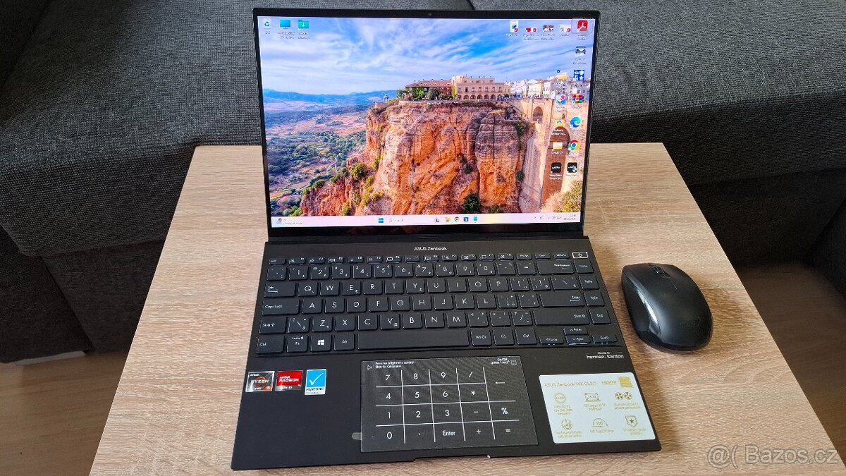 ASUS Zenbook 14X OLED/RAM16GB/SSD512GB/kovový/dotykový