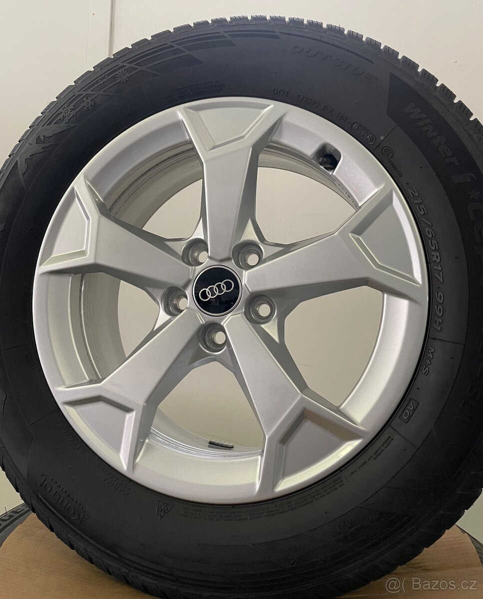 Original zimni alu Audi Q3 5x112 + 215/65/17 95%