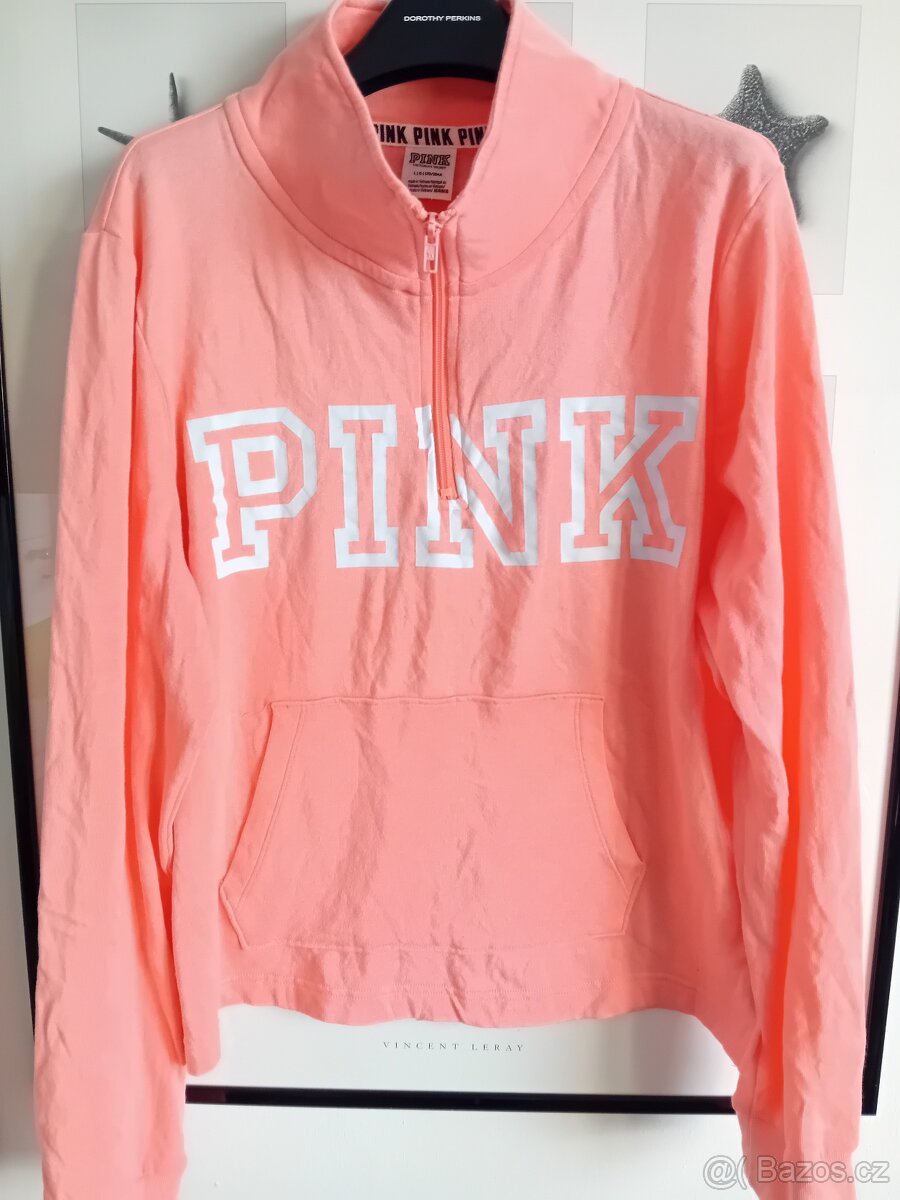 DÁMSKÁ ORIGINÁL MIKINA PINK VEL.L