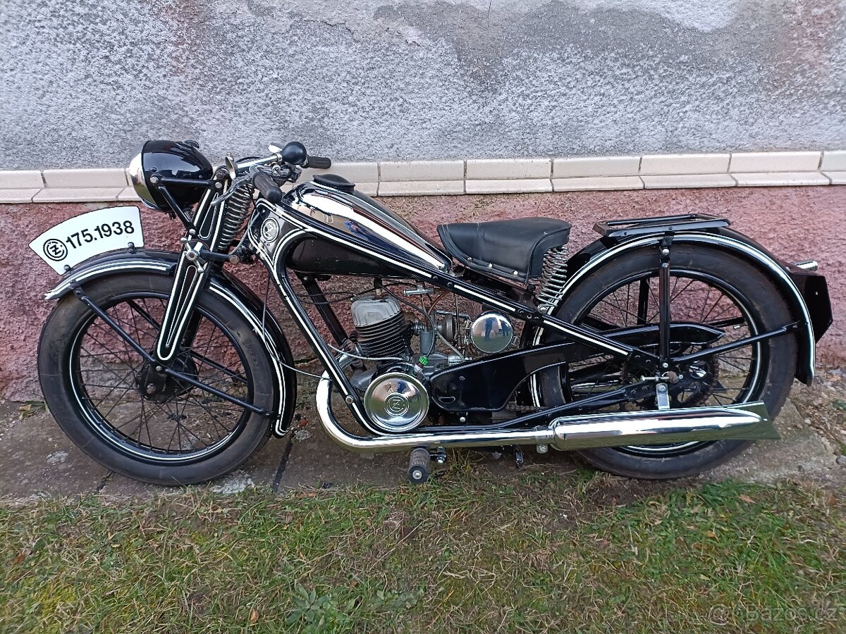 Předválečná čz 175 ccm