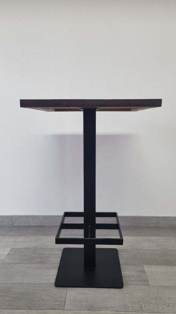Barový stolek - kovová podnož
