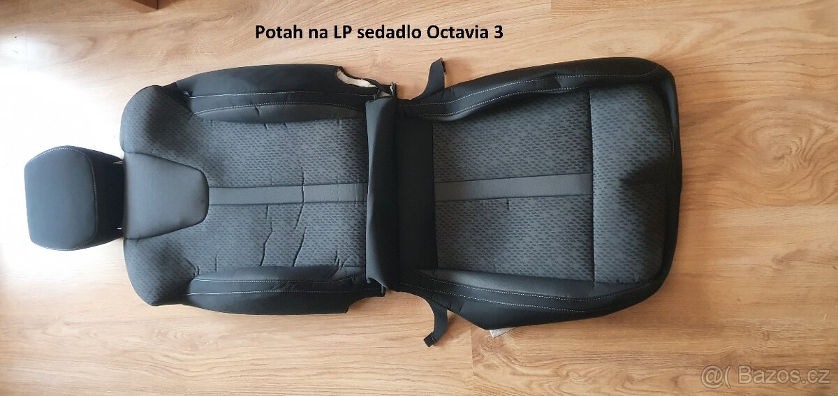 Potah na LP sedačku Škoda Octavia 3