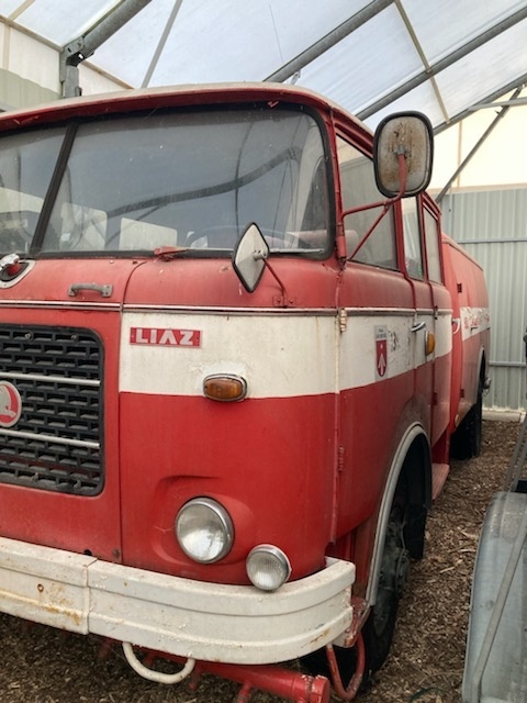 Hasičský vůz Liaz Skoda 706