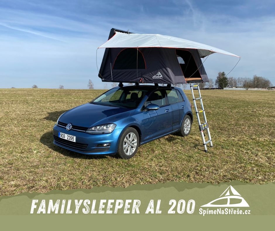 Celohliníkový autostan FamilySleeper AL 200 od SpímeNaStřeše