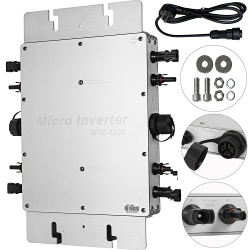 solární střídač MPPT mikro invertor 1200 W