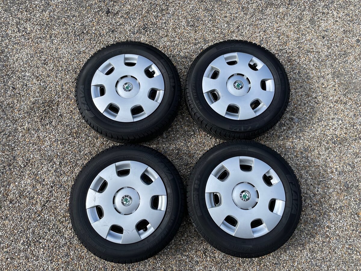 Sava Eskimo S3+ 165/70 R14 + disky Škoda