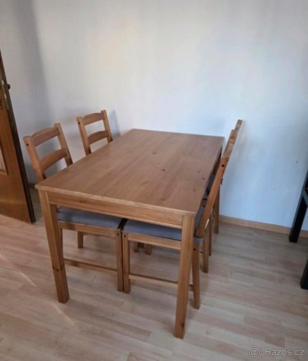 HÄGERNÄS JÍDELNÍ STŮL + 6x ŽIDLE