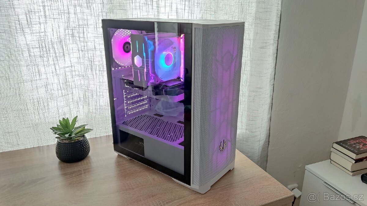 💻 Bílý herní PC | Ryzen 5 5600 + RTX 3060Ti GDDR6X