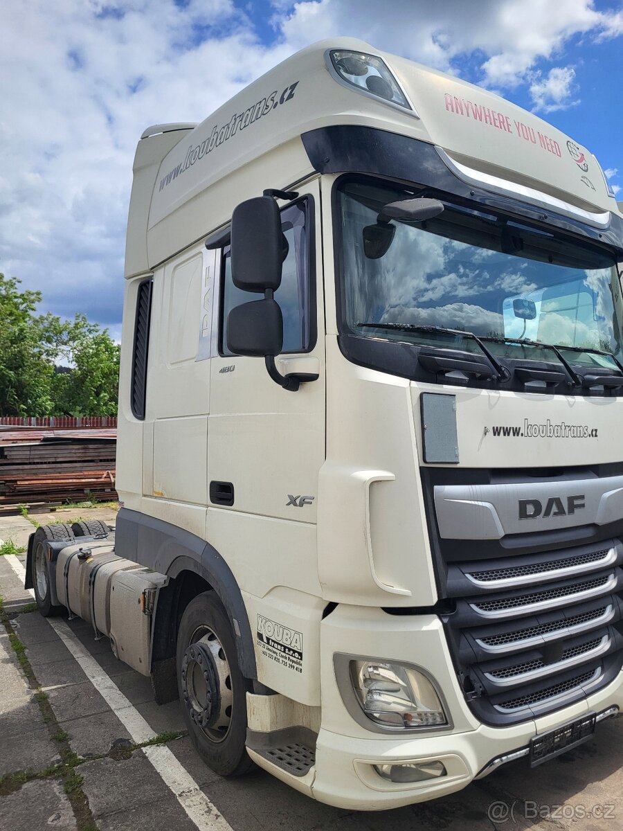 Prodám tahač DAF XF 480 lowdeck, r.v 11/2017 najeto 988000km