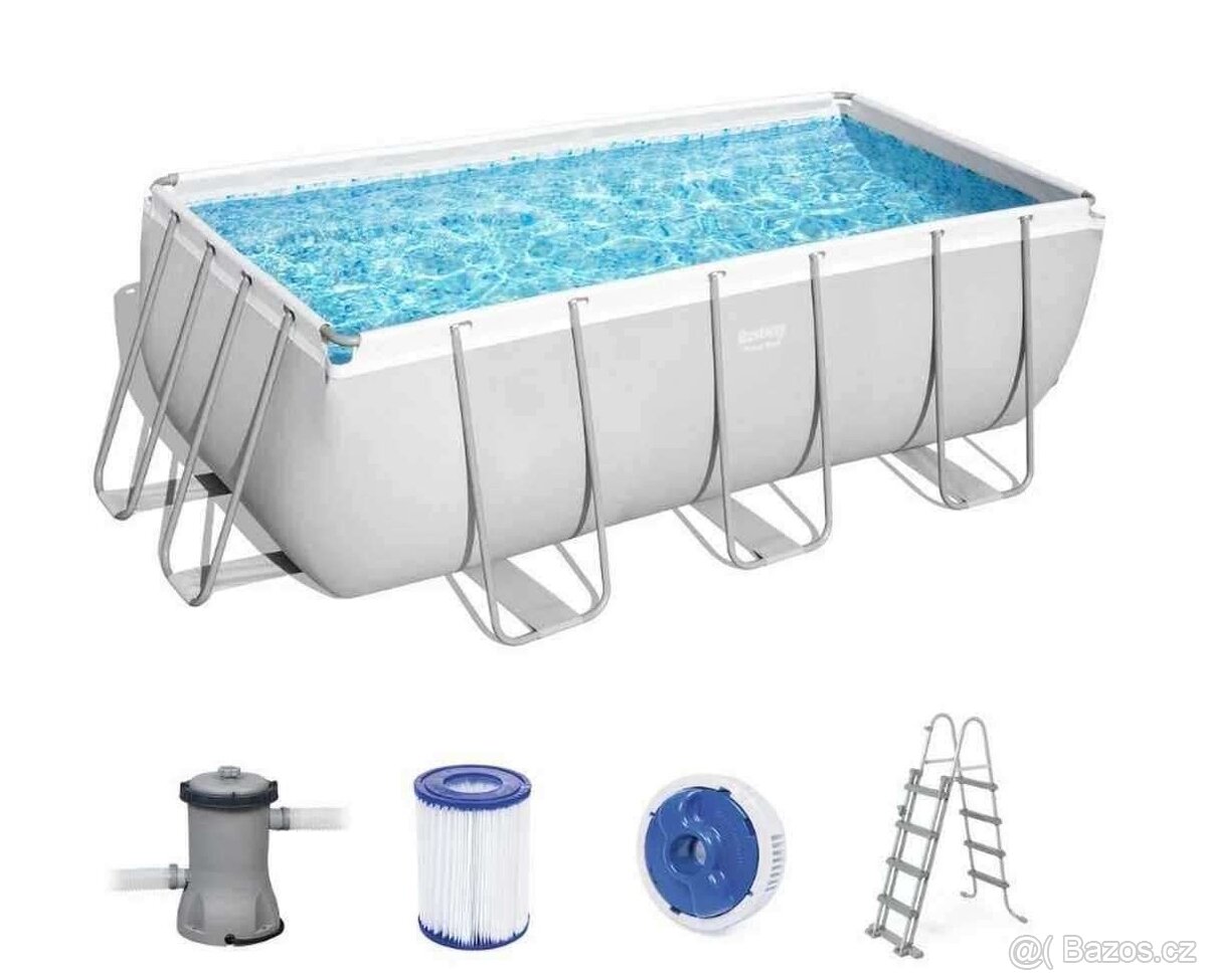 Bazén Power Steel Frame Set 404 x 201 x 100 cm - nový