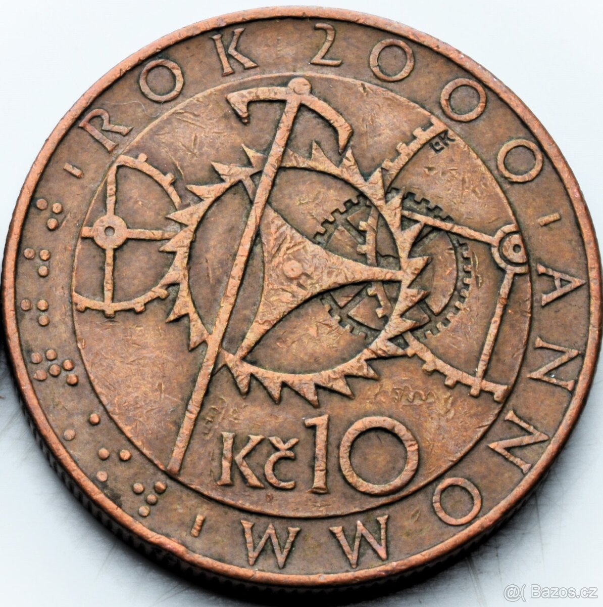 10 Kč 2000 Milénium (orloj)