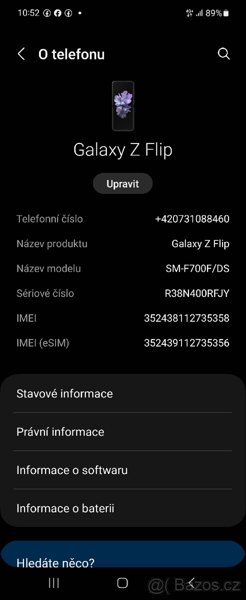 Galaxi zet flip