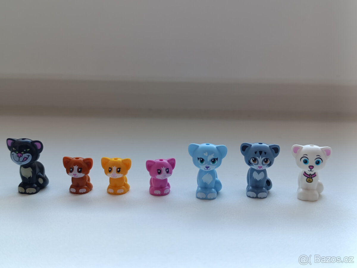 Lego Friends zvířata - kočičky, kočky, nové