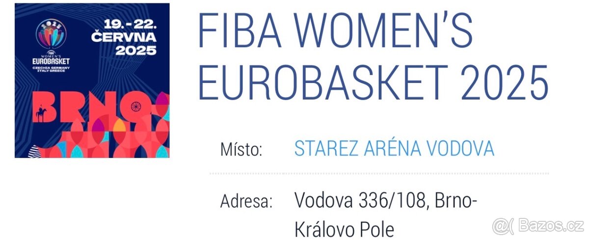 FIBA WOMEN’S EUROBASKET 2025 - 22.6.2025
