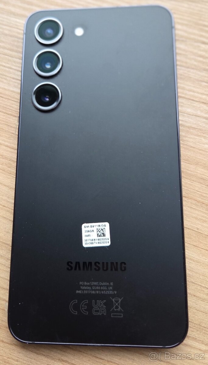Prodám Samsung Galaxy S23, 256GB, černý