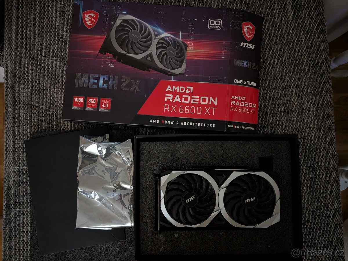 MSI RX 6600 XT Mech 8GB TOP stav