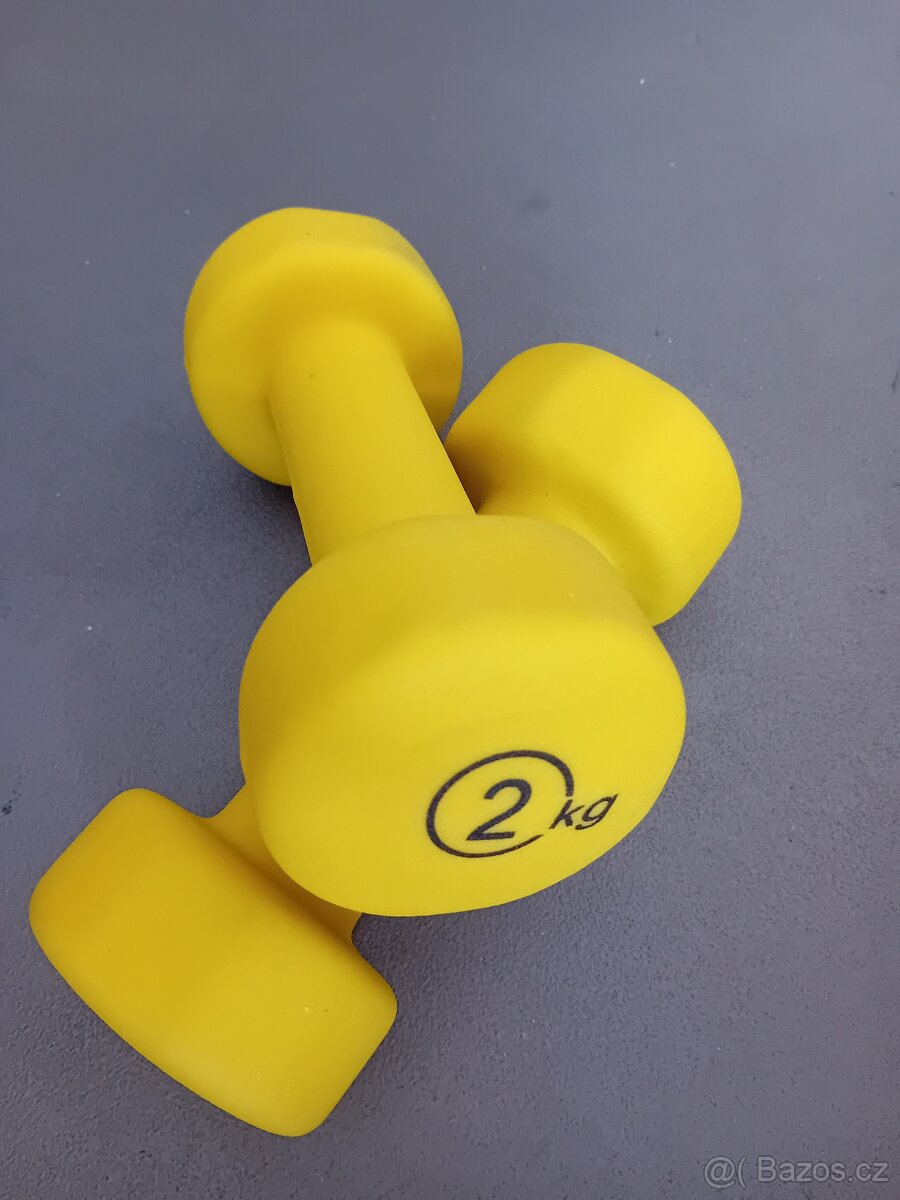 2 neoprenové činky 2 kg