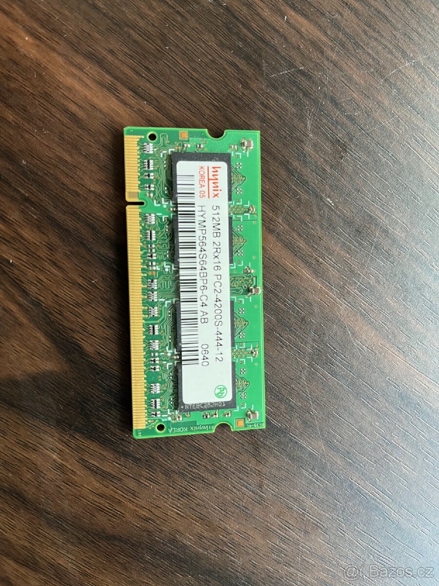 Paměť RAM DDR3 512 MB Hynix