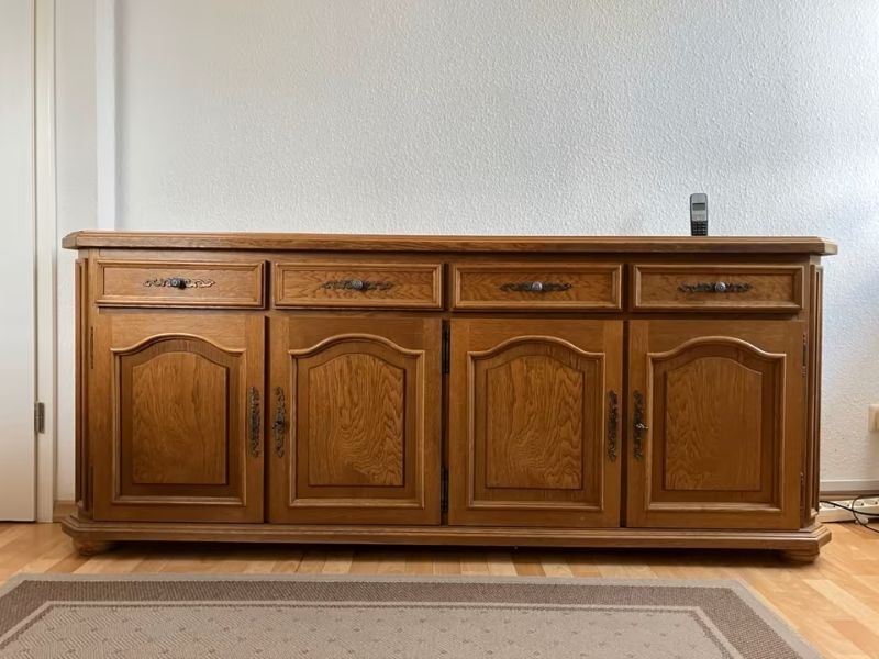 Komoda dřevěná rustikální - délka 196 cm