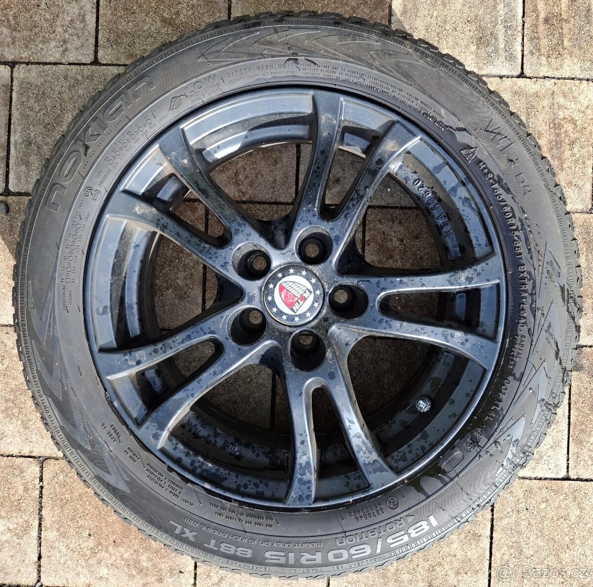 15" 5x100 6,5j et 38 alu 185/60r15 zimní sada
