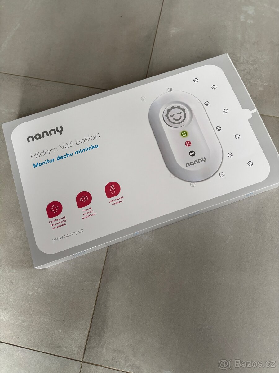 Monitor dechu Nanny BM-02 (v záruce, nepoužívaný)