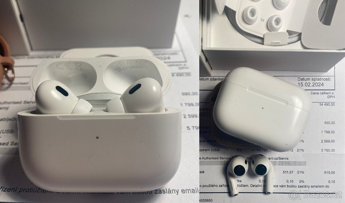 Apple Airpods Pro 2nd Gen with Magsafe and USB C na záruku