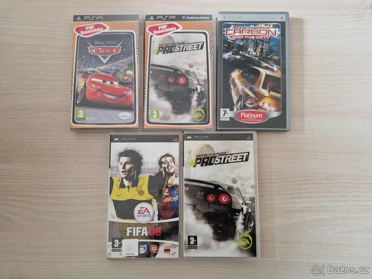 hry na sony psp skvělé tituly cena za kus 170kč