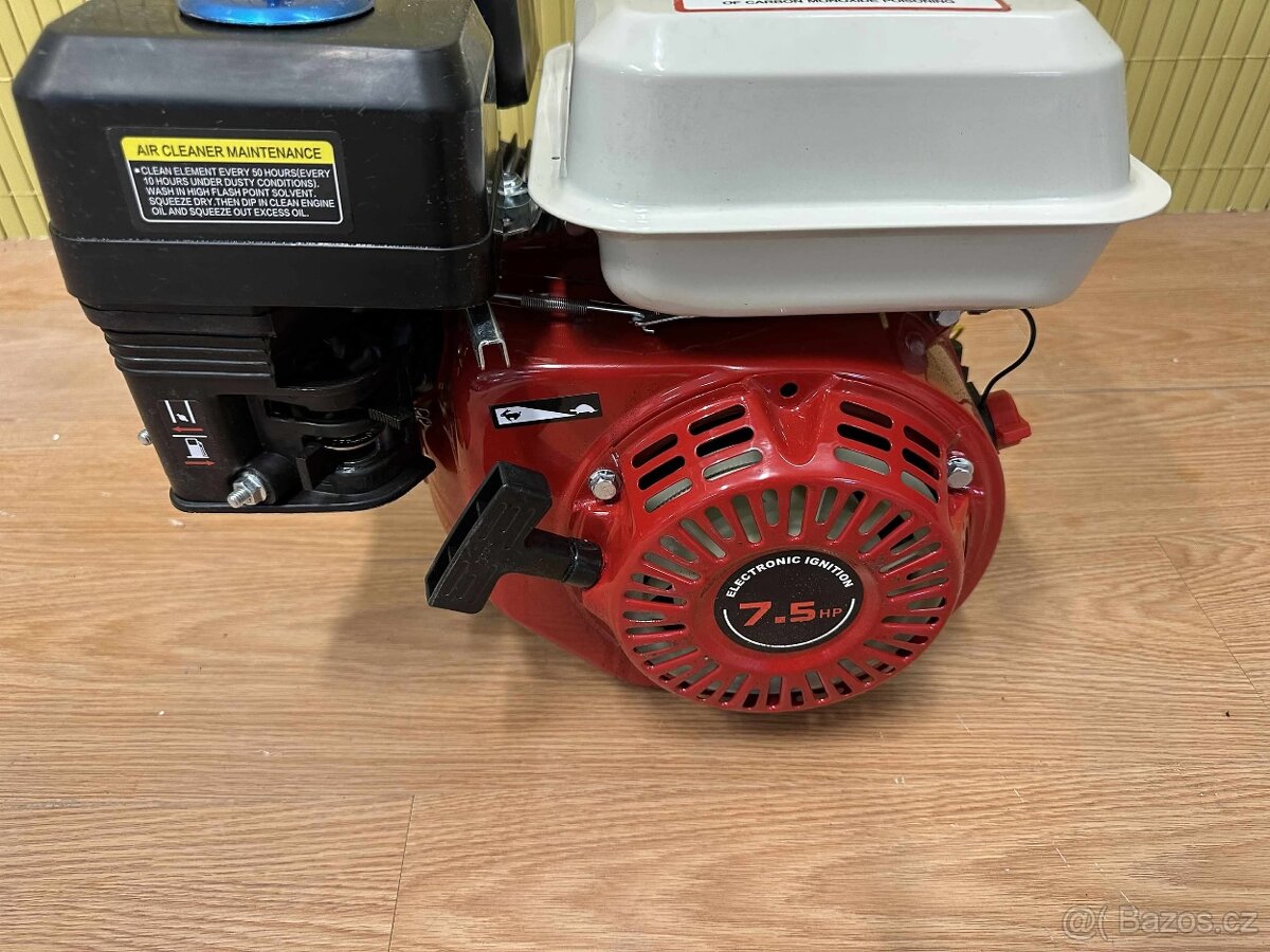 Benzínový motor 7.5 HP – pouze rozbalený, nepoužitý (č. 10)