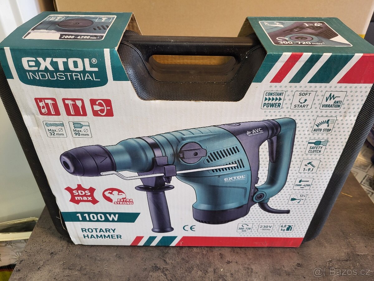 Vrtací kladivo EXTOL - nové