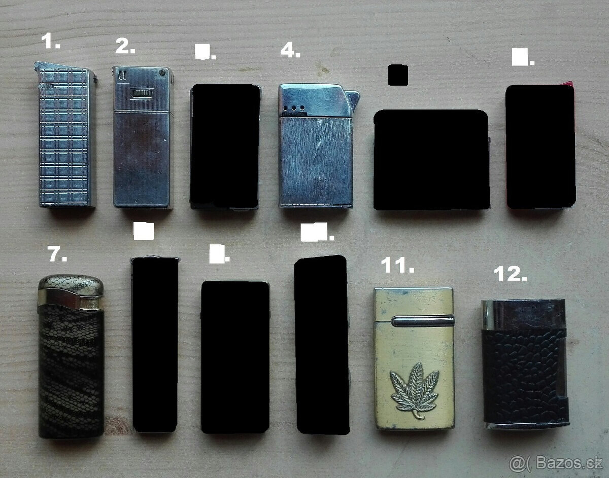 Starožitné zapaľovače