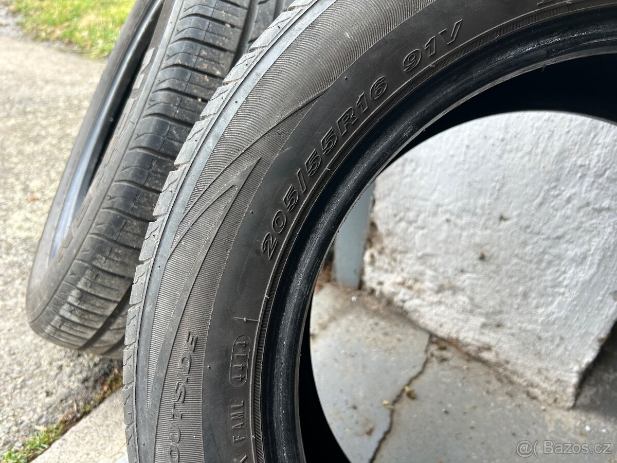 2ks pneu Nexen 205/55/16 letní