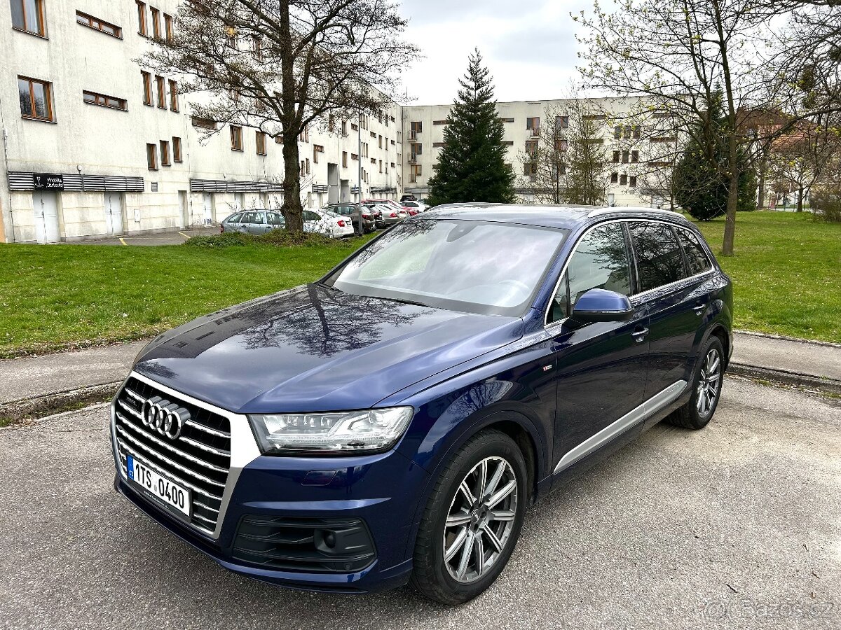 Audi Q7 S-Line 1.Majitel. Koupeno NOVÉ v ČR. Odp. DPH