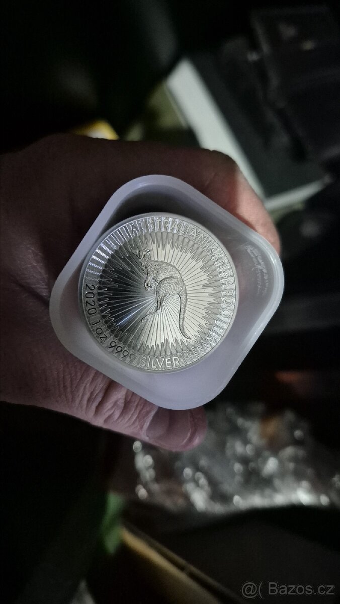 Mince investiční stříbro 1oz - 31.11g