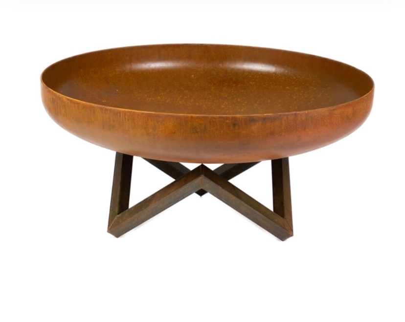 Přenosné ohniště z corten ocel