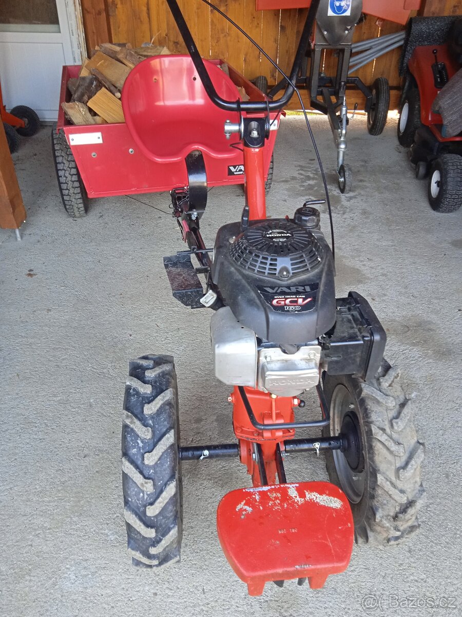 Malotraktor Vari Honda + sklápěcí přívěs