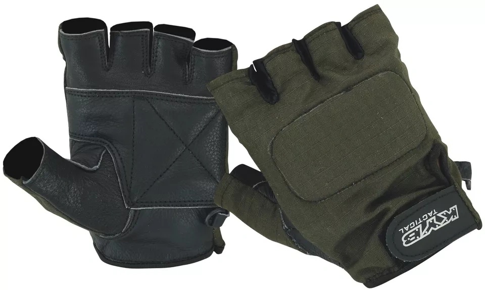 Rukavice Paintball,Airsoft Olivova Vojenska Farba 2 Druhy
