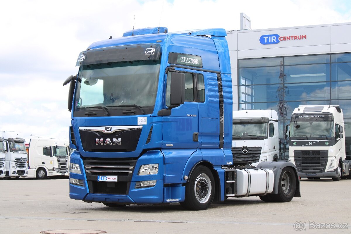 MAN TGX 18.500 4X2, LOWDECK, RETARDER, NEZÁVISLÁ KLIMATIZACE