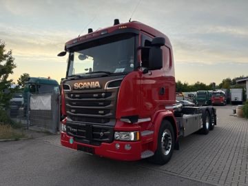 Scania R730 V 8 Hakovy nosič Hyva 20.57