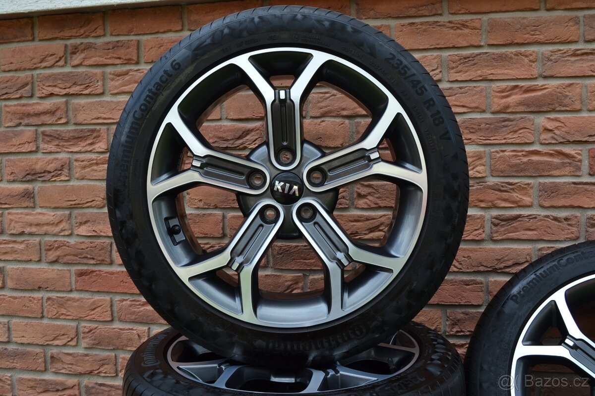 5x114,3 R18 Letní sada Originál Kia XCeed + 235/45 R18 Conti